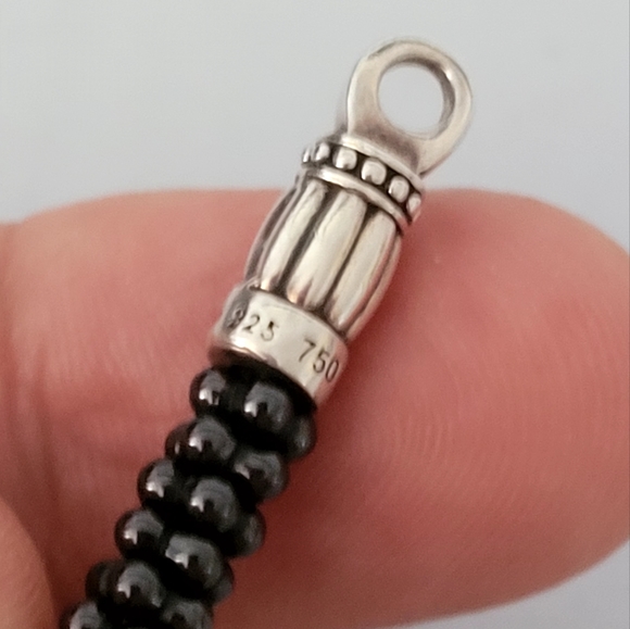 LAGOS .925 18K Black Ceramic Caviar Bracelet. Read description, please! - Picture 7 of 10